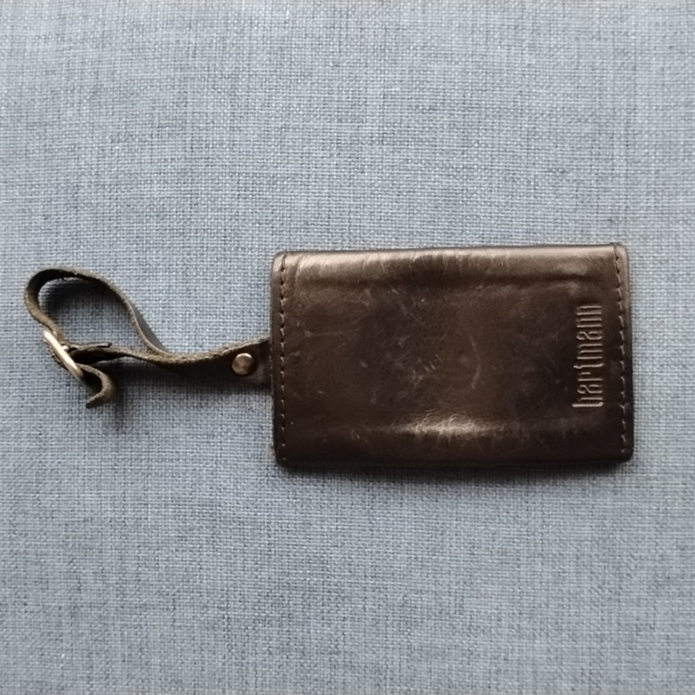 Hartmann luggage tag